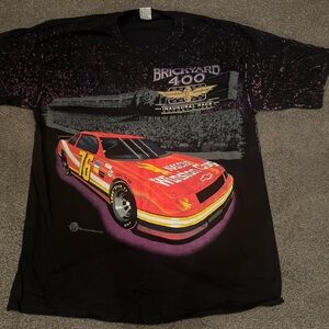 VTG 90s Brickyard 400 Inaugural Race 1994 NASCAR All over Print T Shirt XL
